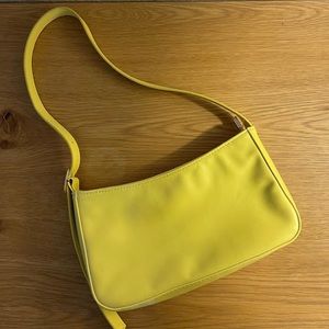 Lemon Yellow Shoulder Bag